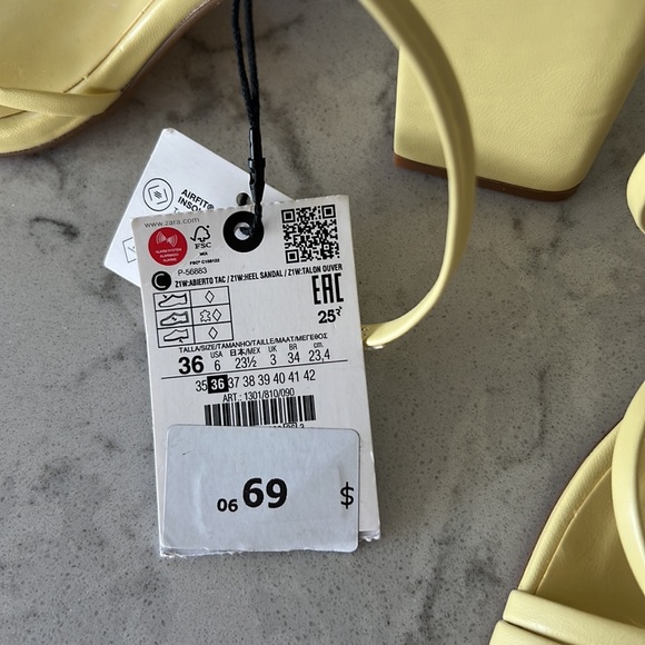 Zara yellow heels - Picture 8 of 8